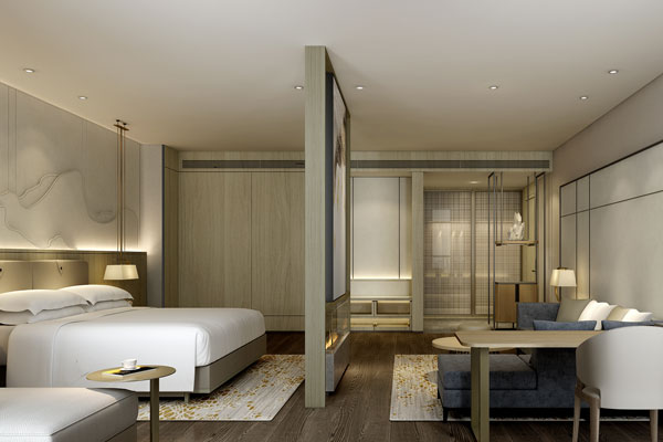 提供給客戶詳細的酒店室內(nèi)設計說明，做到有效溝通